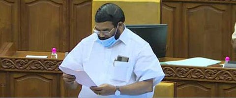 മന്ത്രി വി എൻ വാസവൻ നിയമസഭയിൽ / ഫയൽ