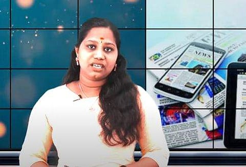 നമോ ടിവി അവതാരക ശ്രീജ വള്ളിക്കോട്‌