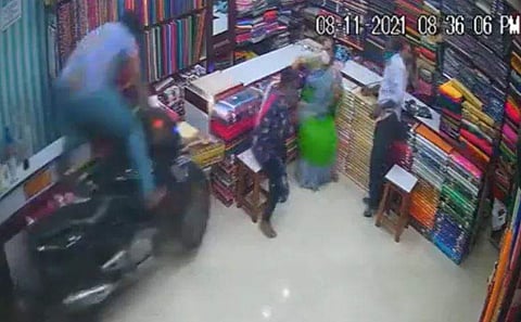 അപകടത്തിന്റെ വീഡിയോദൃശ്യം