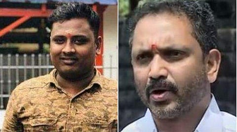 കൊല്ലപ്പെട്ട സഞ്ജിത്ത്, ബിജെപി പ്രസിഡന്റ് കെ സുരേന്ദ്രന്‍/ ഫയല്‍