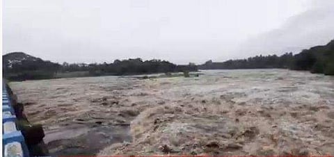 പുഴകളിൽ ജലനിരപ്പ് ഉയർന്നു/ ടെലിവിഷൻ ദൃശ്യം