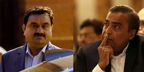 ഗൗതം അദാനി, മുകേഷ് അംബാനി