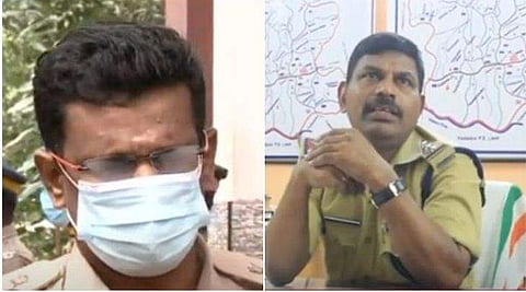 എസ് പി കാർത്തിക്, സിഐ സുധീർ / ടെലിവിഷൻ ദൃശ്യം