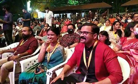 അന്നബെന്നും ജയസൂര്യയും ചലച്ചിത്ര അവാര്‍ഡ് വേദിയില്‍