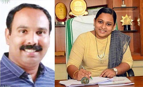 വർഗീസ് ബേബിയും രേഷ്മ മറിയം റോയും/ ചിത്രം: ഫേസ്ബുക്ക്