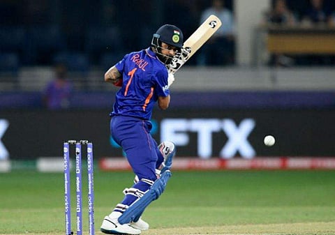 സ്‌കോടലന്‍ഡിനെതിരെ ബാറ്റ് ചെയ്യുന്ന കെഎല്‍ രാഹുല്‍