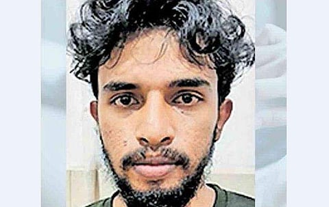 അറസ്റ്റിലായ മുഹമ്മദ് അജ്മൽ/ ടെലിവിഷൻ ദൃശ്യം