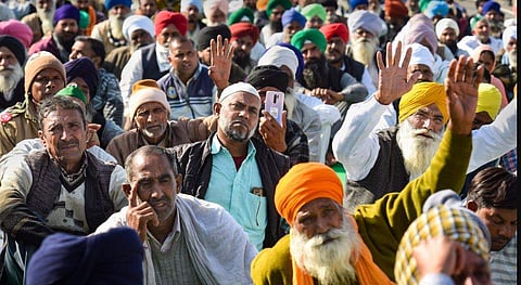 കാര്‍ഷിക നിയമങ്ങള്‍ പിന്‍വലിക്കണമെന്നാവശ്യപ്പെട്ട് പ്രതിഷേധിക്കുന്ന കര്‍ഷകര്‍ , ഫയല്‍