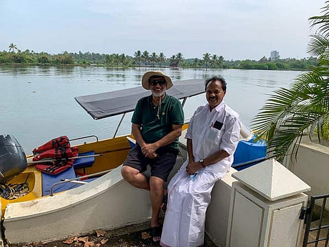 വേണുരാജാമണിക്കൊപ്പം പി ടി തോമസ്‌