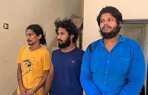 മയക്കുമരുന്ന് കേസില്‍ പിടിയിലായ മൂന്നുപേര്‍