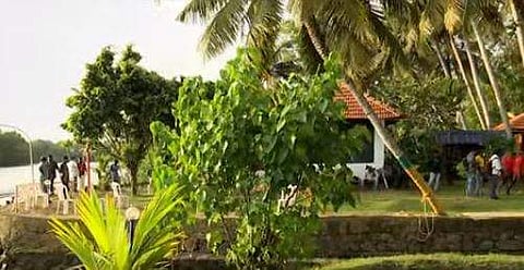 ലഹരി പാര്‍ട്ടി നടത്തിയ കാരക്കാട്ടെ റിസോര്‍ട്ട്