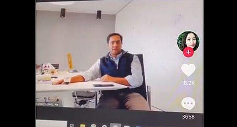 വിശാല്‍ ഗാര്‍ഗിന്റെ സൂം കോള്‍/സോഷ്യല്‍ മീഡിയ ചിത്രം