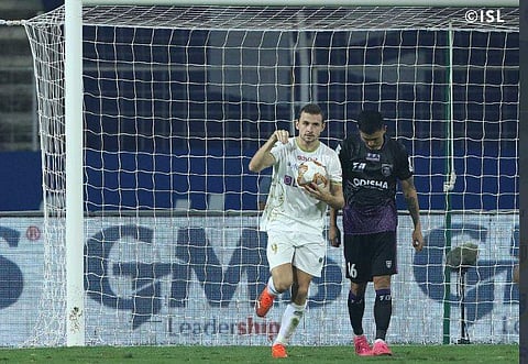 ബ്ലാസ്റ്റേഴ്സ്- ഒഡിഷ മത്സരത്തിൽ നിന്ന്/ ട്വിറ്റർ