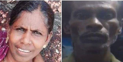 കൊല്ലപ്പെട്ട ശ്രീധരി, പ്രതി ഗോപാലകൃഷ്ണന്‍/ ടെലിവിഷന്‍ ചിത്രം