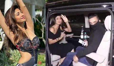 ശില്‍പ ഷെട്ടിയും രാജ്കുന്ദ്രയും ആഡംബര വാനില്‍/ വിഡിയോ ചിത്രം