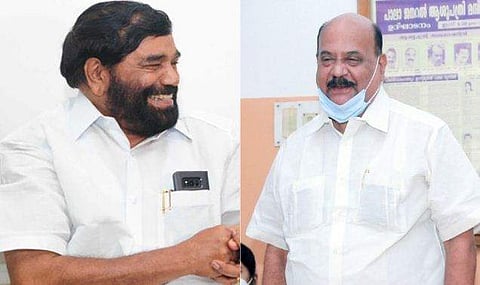 വാസവൻ, മാണി സി കാപ്പൻ/ ഫേയ്സ്ബുക്ക്