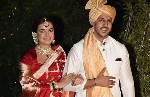 ദിയ മിര്‍സയും ഭര്‍ത്താവ്  വൈഭവ് രേഖിയും/ ചിത്രം: ഇൻസ്റ്റ​ഗ്രാം