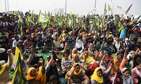 കര്‍ഷക പ്രക്ഷോഭം / ചിത്രം : പര്‍വീണ്‍ നേഗി ( ന്യൂ ഇന്ത്യന്‍ എക്‌സ്പ്രസ്)