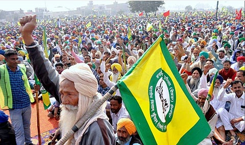 പഞ്ചാബില്‍ നടന്ന കര്‍ഷക റാലിയില്‍ നിന്ന്/പിടിഐ