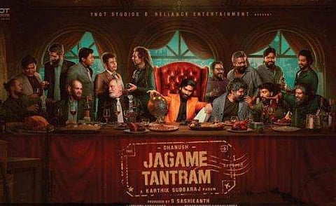 ജഗമേ തന്തിരം പോസ്റ്റര്‍