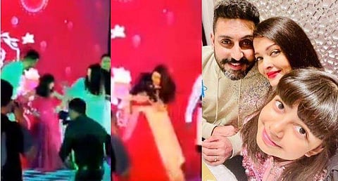 ഡാൻസ് വിഡിയോയിൽ നിന്ന്, ഐശ്വര്യയും അഭിഷേകും ആരാധ്യയും/ ഇൻസ്റ്റ​ഗ്രാം