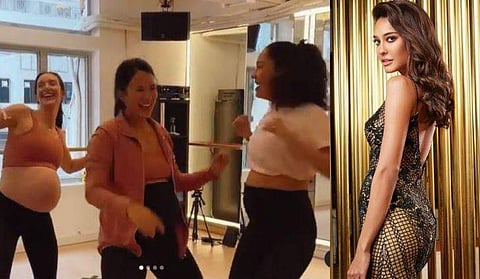 സുഹൃത്തുക്കൾക്കൊപ്പം ഡാൻസ് കളിക്കുന്ന ലിസ ഹൈഡൻ/ ഇൻസ്റ്റ​ഗ്രാം