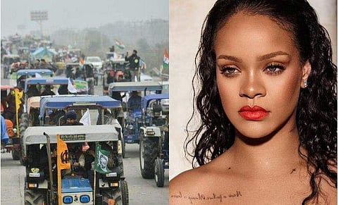 കർഷകരുടെ ട്രാക്ടർ റാലി/ പിടിഐ, റിഹാന/ ഫേയ്സ്ബുക്ക്