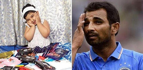 മുഹമ്മദ് ഷമിയും മകളും/ഫയല്‍ ചിത്രം