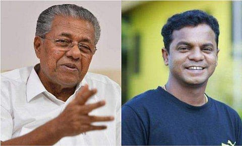 പിണറായി വിജയൻ, ധർമജൻ/ ഫയൽ ചിത്രം