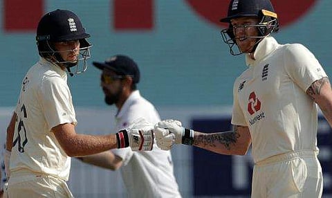 ബെന്‍ സ്‌റ്റോക്ക്‌സ്, ജോ റൂട്ട്/ഫോട്ടോ: ഇംഗ്ലണ്ട് ക്രിക്കറ്റ് ട്വിറ്റര്‍