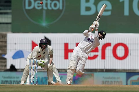 ചെന്നൈയില്‍ റിഷഭ് പന്തിന്റെ ബാറ്റിങ്/ഫോട്ടോ: ബിസിസിഐ, ട്വിറ്റര്‍