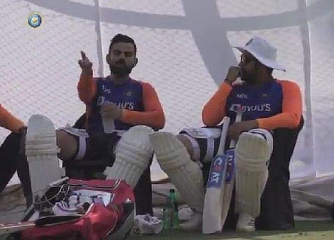 കോഹ്‌ലിയും രോഹിതും/ വീഡിയോ ദൃശ്യം