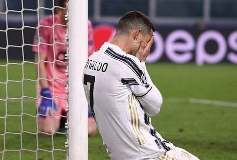 നിരാശയിൽ റൊണാൾഡോ/ ചിത്രം: ട്വിറ്റർ