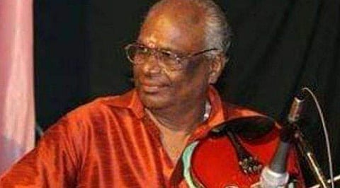 വയലിനിസ്റ്റ്  വേളമാനൂർ സായിബാബു