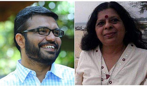 എം ബി രാജേഷ്, പി ഗീത / ഫയല്‍ ചിത്രം