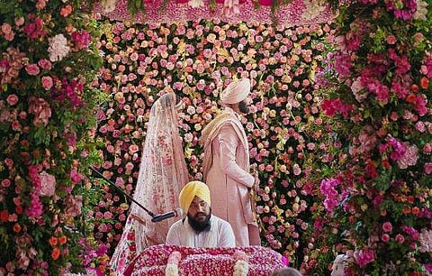 ജസ്പ്രീത് ബൂമ്രയുടെ വിവാഹ ചടങ്ങ്/ഫോട്ടോ: ട്വിറ്റര്‍