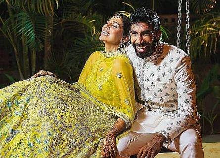 ബൂമ്ര, സഞ്ജന/ഫോട്ടോ: ഇന്‍സ്റ്റഗ്രാം