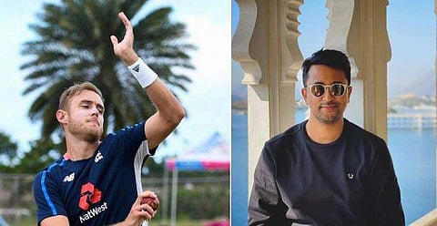 സ്റ്റുവർട്ട് ബ്രോഡ്, പ്ര​ഗ്യാൻ ഓജ/ ഫെയ്സ്ബുക്ക്