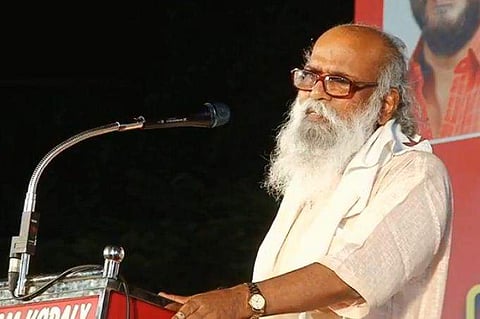 ബേബി ജോണ്‍ പ്രസംഗിക്കുന്നു/ ഫെയ്‌സ്ബുക്ക്‌