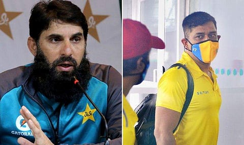 മിസ്ബാ ഉള്‍ ഹഖ്, എംഎസ് ധോനി/ഫയല്‍ ചിത്രം