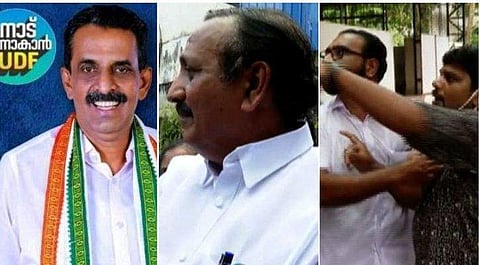 എലത്തൂര്‍ കോണ്‍ഗ്രസ് പ്രതിഷേധം / ടെലിവിഷന്‍ ചിത്രം