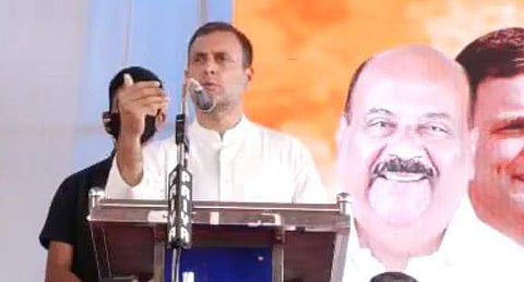 മാണി സി കാപ്പന്റെ തെരഞ്ഞെടുപ്പ് പ്രചാരണത്തിനിടെ രാഹുല്‍ ഗാന്ധി