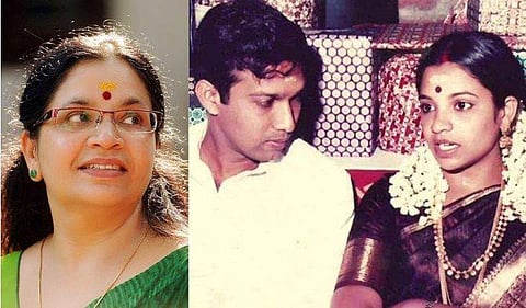 ഭാ​ഗ്യലക്ഷ്മിയും രമേശ് കുമാർ വിവാഹവേളയിൽ/ ഫേയ്സ്ബുക്ക്