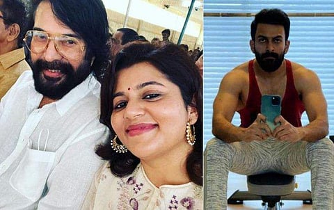 മമ്മൂട്ടി സുപ്രിയയ്ക്കൊപ്പം, പൃഥ്വിരാജ്/ ഇൻസ്റ്റ​ഗ്രാം