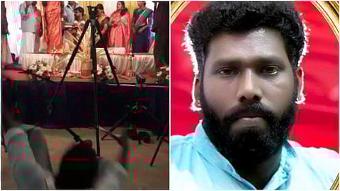 വിവാഹം ഷൂട്ട് ചെയ്യുന്നതിനിടെ ഫോട്ടോഗ്രാഫര്‍ കുഴഞ്ഞുവീഴുന്നു / വീഡിയോ ദൃശ്യം