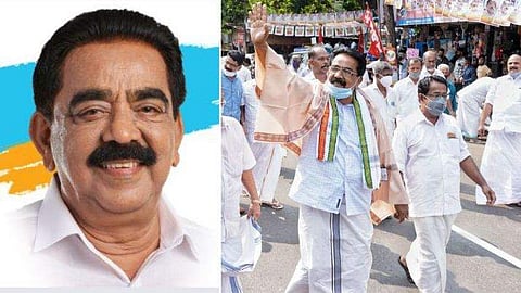 പ്രൊഫ. കെ ഐ ആന്റണി തെരഞ്ഞെടുപ്പ് പ്രചാരണത്തിനിടെ / ഫെയ്‌സ്ബുക്ക്‌