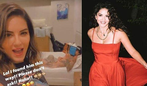 സണ്ണി ലിയോണി പങ്കുവെച്ച ഇൻസ്റ്റ​ഗ്രാം സ്റ്റോറി