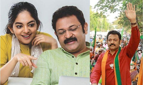 അച്ഛൻ കൃഷ്ണകുമാറിനൊപ്പം അഹാന/ ഫേസ്ബുക്ക്