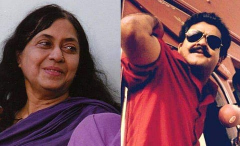 മാധവിക്കുട്ടി, സ്ഫടികത്തിൽ മോഹൻലാൽ/ ഫേയ്സ്ബുക്ക്