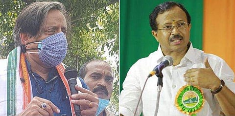 ശശി തരൂർ, വി മുരളീധരൻ/ ഫെയ്സ്ബുക്ക്